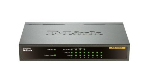 8-PORT LAYER2 POE/FAST ETHERNET SWITCH IN