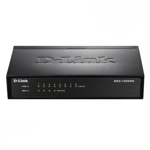 8-PORT LAYER2 POE/FAST ETHERNET SWITCH IN