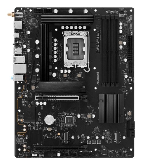 Asrock B860 Pro-A WiFi Intel B860 LGA 1851 (Socket V1) ATX