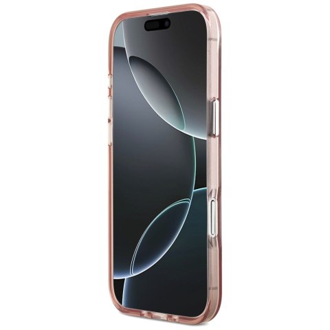 Etui Karl Lagerfeld IML Choupette Sketch Logo MagSafe do iPhone Air różowy