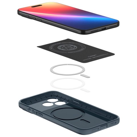 Etui Spigen Thin Fit MAG MagSafe do iPhone 17 Pro Max metal slate
