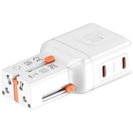 Ładowarka podróżna 4smarts World Travel Adapter Nomad Pocket 65W biały
