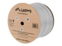 Lanberg Kabel LAN CAT.6A UFTP 305M Solid CU LSZH Szary CPR + Fluke Passed | LCUF6L-11CU-0305-S