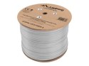 Lanberg Kabel LAN CAT.6A UFTP 305M Solid CU LSZH Szary CPR + Fluke Passed | LCUF6L-11CU-0305-S