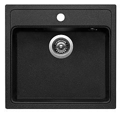 Zlewozmywak PYRAMIS CAMEA 53x50 1B czarny