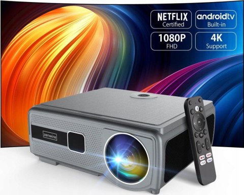 Projektor Zenwire E690H 1000 Ansi WiFi Android 11 FULL HD 4K Autofocus
