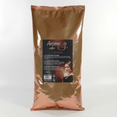 Kawa ziarnista, Aromesso, 1kg, saszetka, arabica