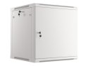 SZAFA INSTALACYJNA RACK WISZĄCA 19" 12U 600X600 SZARA DRZWI METALOWE (FLAT PACK)