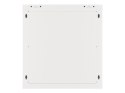 SZAFA INSTALACYJNA RACK WISZĄCA 19" 12U 600X600 SZARA DRZWI METALOWE (FLAT PACK)