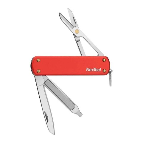 Nóż wielofunkcyjny NexTool Mini Pocket Knife NE0142 4w1 czerwony