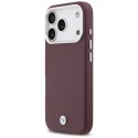 Etui BMW Sign Full Wrapped Metal MagSafe do iPhone 17 Pro czerwony