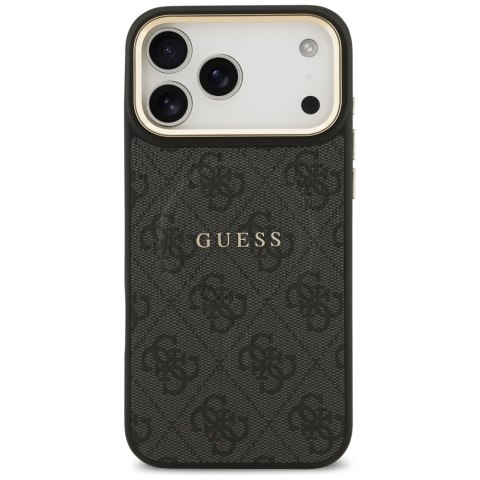 Etui Guess 4G PU Classic Logo MagSafe do iPhone 17 Pro Max czarny