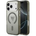 Etui Guess IML Gradient Triangle Logo MagSafe do iPhone 17 Pro khaki