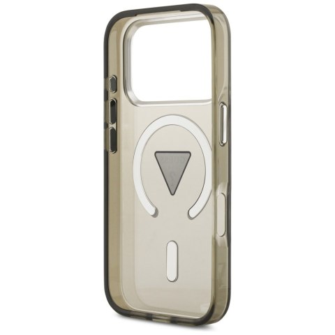 Etui Guess IML Gradient Triangle Logo MagSafe do iPhone 17 Pro khaki
