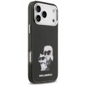 Etui Karl Lagerfeld IML Aquarelle Karl & Choupette & Logo MagSafe do iPhone 17 Pro czarny