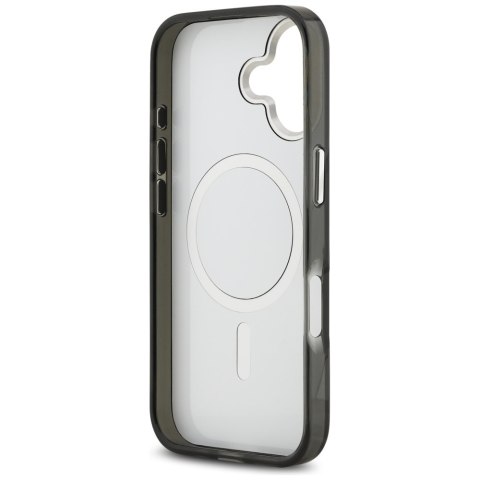 Etui Karl Lagerfeld IML Aquarelle Karl & Choupette & Logo MagSafe do iPhone 17 czarny