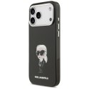 Etui Karl Lagerfeld IML Aquarelle Karl & Logo MagSafe do iPhone 17 Pro Max czarny