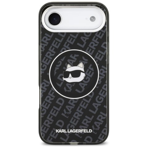 Etui Karl Lagerfeld IML Choupette Head Logo MagSafe do iPhone Air czarny