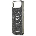 Etui Karl Lagerfeld IML Choupette Head Logo MagSafe do iPhone Air czarny