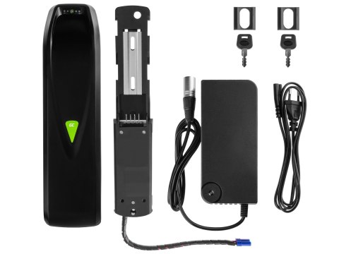 Green Cell Bateria litowo-jonowa Rowery elektryczne Down Tube Li-Ion, 48V, 13000mAh, 624Wh