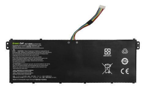 Green Cell baterie dla Acer Aspire 5 A515 A517 R15 R5-571T Spin 3 SP315-5, Li-Ion, 15.2V, 2100mAh, AC72