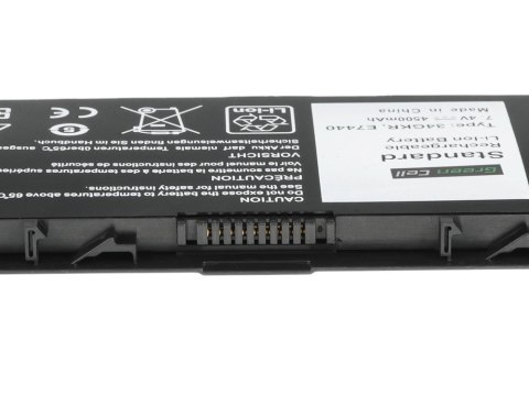 Green Cell baterie dla Dell Latitude E7440, E7450, Li-Pol, 7.4V, 4500mAh, DE93