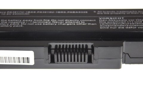 Green Cell baterie dla Toshiba Satellite C650, C650D, C655, C660, C660D, Li-Ion, 11.1V, 4400mAh, TS03