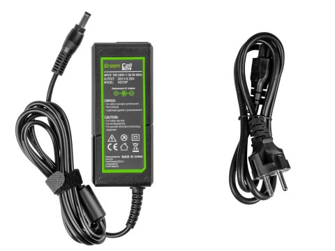 Green Cell do ładowarka / AC adapter 20V 3.25A 65W do Lenovo B560 B570 G530 G550 G560 G575 G580 G580a G585 IdeaPad Z560 Z570