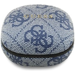 Słuchawki TWS ENC Guess 4G Classic Metal Logo niebieski