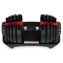 Hantel regulowany żeliwny z podstawką obciążenie 2,5-24 kg MOVEPRO