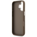 Etui Guess 4G Big 4G Classic Logo do iPhone 17 brązowy srebrny