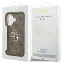 Etui Guess 4G Big 4G Classic Logo do iPhone 17 brązowy srebrny