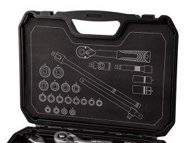 Zestaw kluczy nasadowych10-205, 25, rozmiar 1/2, walizka, NEO TOOLS