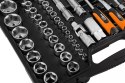 Zestaw narzędzi10-211, 110 szt, rozmiary 1/4 i 1/2, walizka, NEO TOOLS