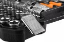 Zestaw narzędzi10-211, 110 szt, rozmiary 1/4 i 1/2, walizka, NEO TOOLS