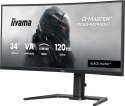 Monitor IIYAMA 86,4 cm (34") GCB3482WQSU-B1 21:9 2xHDMi+DP+USB-C Curv