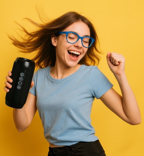 SQUEAK GŁOŚNIK JET BLUETOOTH 5.3, 14W, RADIO FM, MICROSD, AUX, USB, USB-C SQ1008