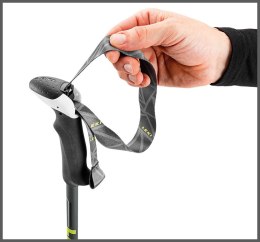 Kije trekkingowe LEKI Makalu Lite 100-135 cm, black/orange