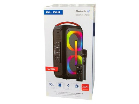 Głośnik Bluetooth + pilot + mikrofon przewodowy