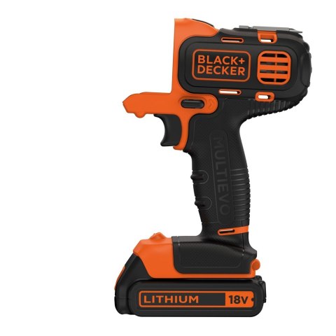 Black & Decker MT218K-QW oscylujące narzędzie wielofunkcyjne Czarny, Pomarańczowy 8500 OPM