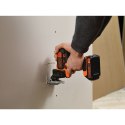 Black & Decker MT218K-QW oscylujące narzędzie wielofunkcyjne Czarny, Pomarańczowy 8500 OPM