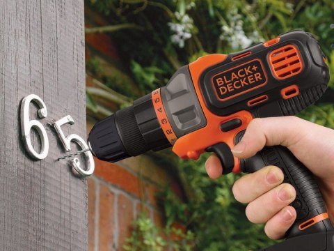 Black & Decker MT218K-QW oscylujące narzędzie wielofunkcyjne Czarny, Pomarańczowy 8500 OPM