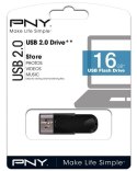 Pendrive PNY Attaché 4 2.0 16GB Czarny (16 GB /USB 2.0 /Czarny )