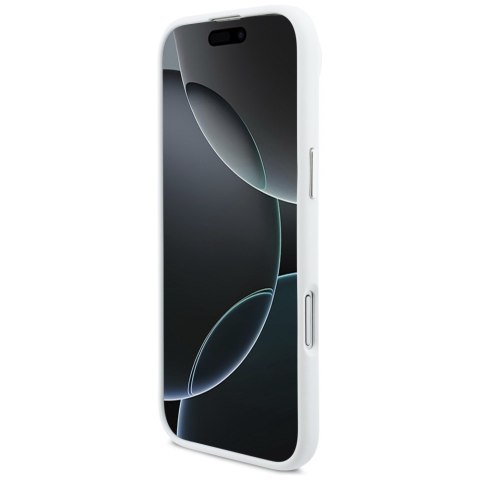 Etui BMW M Silicon Horizontal Line MagSafe do iPhone Air biały