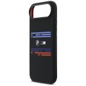 Etui BMW M Silicon Horizontal Line MagSafe do iPhone Air czarny