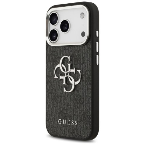 Etui Guess 4G Big 4G Classic Logo do iPhone 17 Pro czarny srebrny
