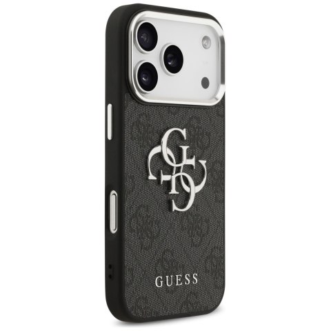 Etui Guess 4G Big 4G Classic Logo do iPhone 17 Pro czarny srebrny