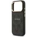 Etui Guess 4G PU Classic Logo MagSafe do iPhone 17 Pro czarny