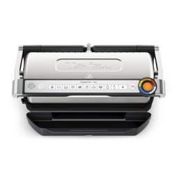 Grill elektryczny TEFAL, model GC728D10 o mocy 2000 W, wykonany ze stali nierdzewnej