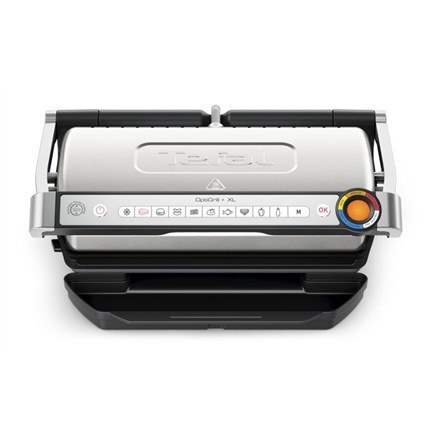 Grill elektryczny TEFAL, model GC728D10 o mocy 2000 W, wykonany ze stali nierdzewnej